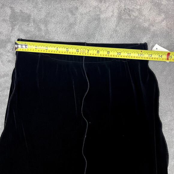 Vintage Heydari Maxi Skirt Slinky Black Womens S/M Stretch Witchy Gothic Grunge - Picture 6 of 9